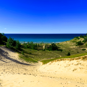 Top of the dunes